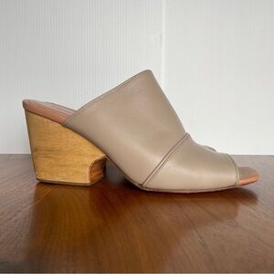 RACHEL COMEY leather mules beige 8.5